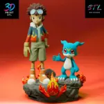 Davis and Veemon Figure Digimon Adventure 02 | STL File for 3D Printing