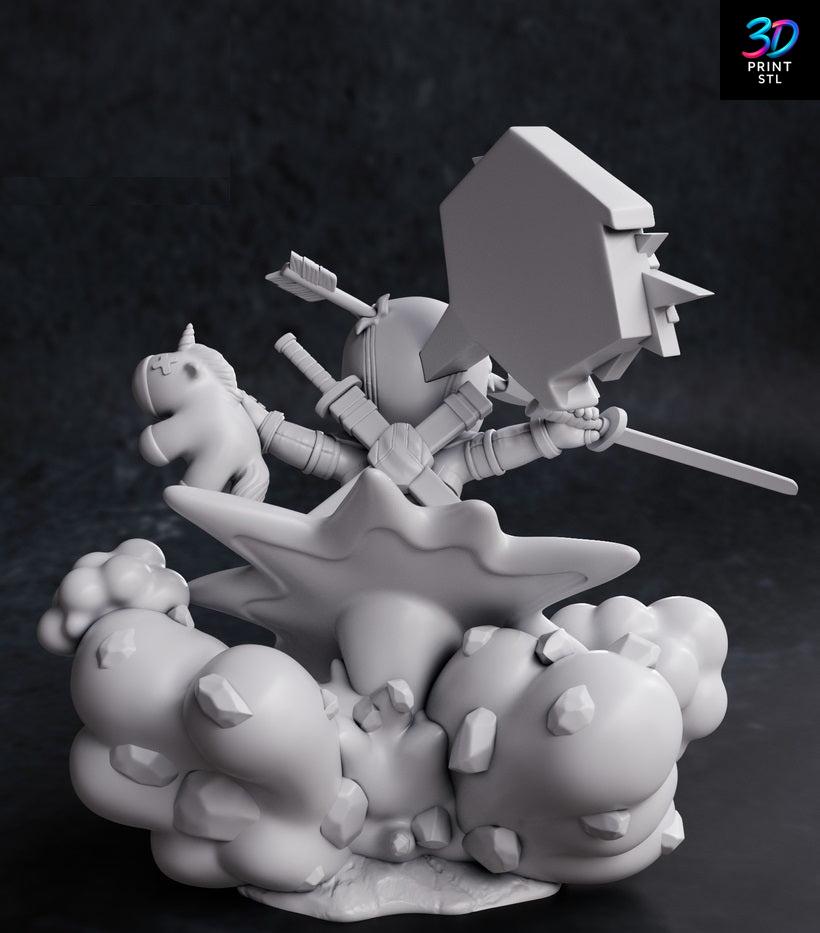 Deadpool Chibi Marvel | 3D Print File | STL - Image 4