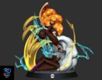 Zenitsu Agatsuma Figure | Demon Slayer STL 3D Print Model