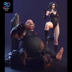 Diorama20Lust2020Gluttony20STL2020Fullmetal20Alchemist20203D20Printable20Figure202