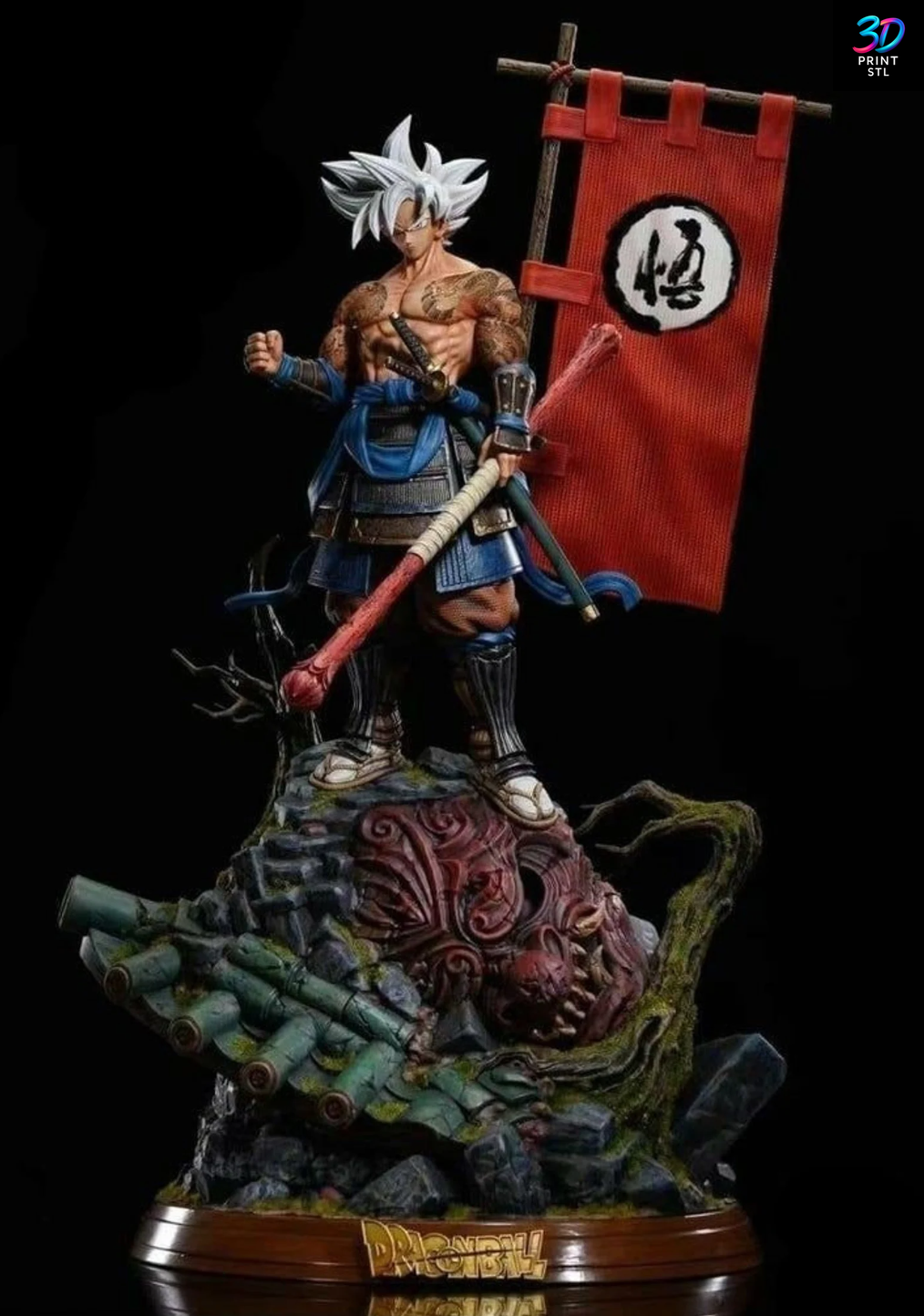 Goku Samurai Dragon Ball Z | STL for 3D Printers - Image 2