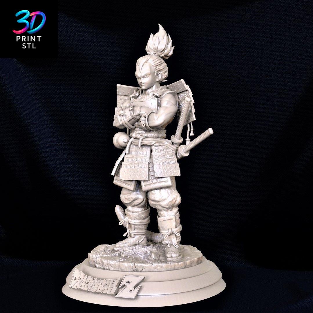 Vegeta Samurai Dragon Ball Z | 3D Print Model | STL - Image 2