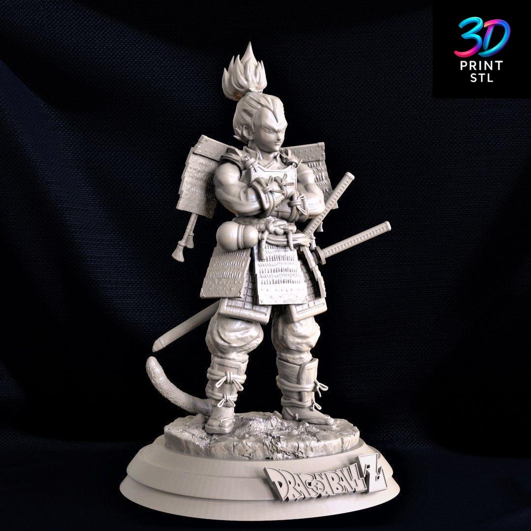Vegeta Samurai Dragon Ball Z | 3D Print Model | STL - Image 4