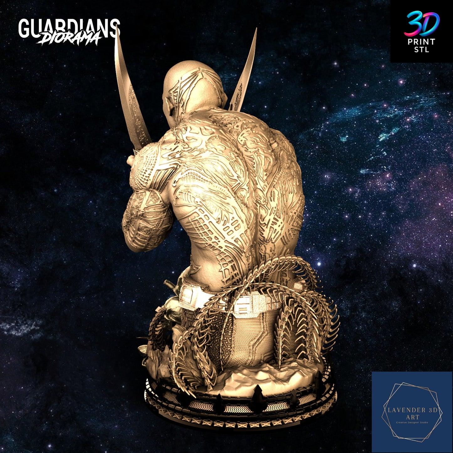 Drax Guardians of the Galaxy | 3D Print Model | STL - Image 3