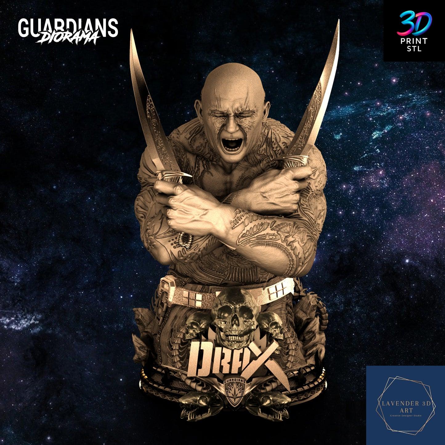 Drax Guardians of the Galaxy | 3D Print Model | STL - Image 6
