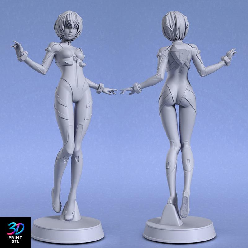 Rei Ayanami Evangelion | 3D Print File | STL - Image 3