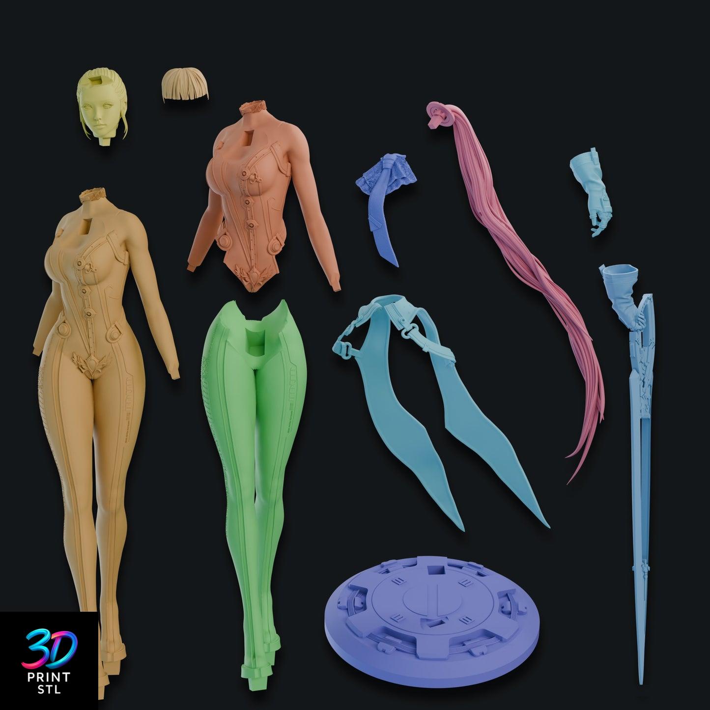 EVE Stellar Blade | 3D Print File | STL - Image 7