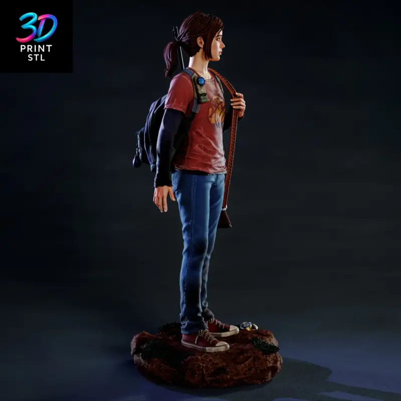 Ellie The Last of Us | 3D Print Model | STL - Image 2