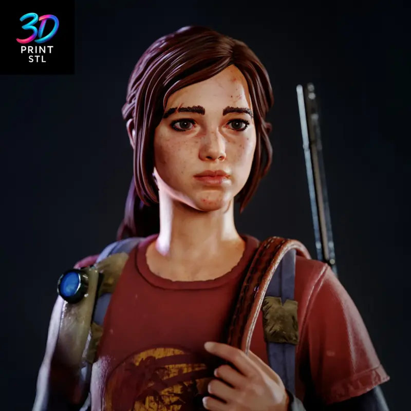 Ellie The Last of Us | 3D Print Model | STL - Image 5