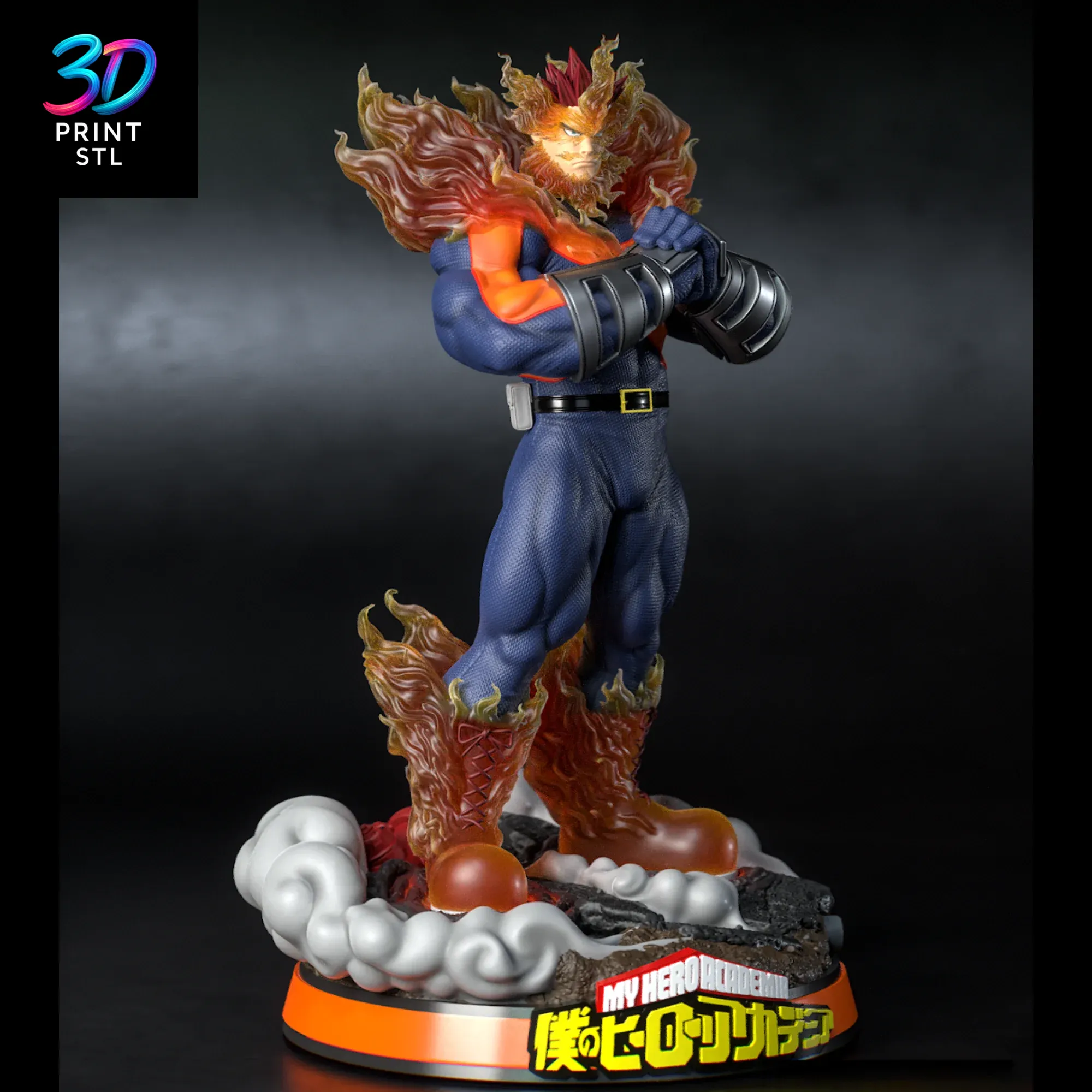 Endeavor My Hero Academia | 3D Print Model | STL - Image 2