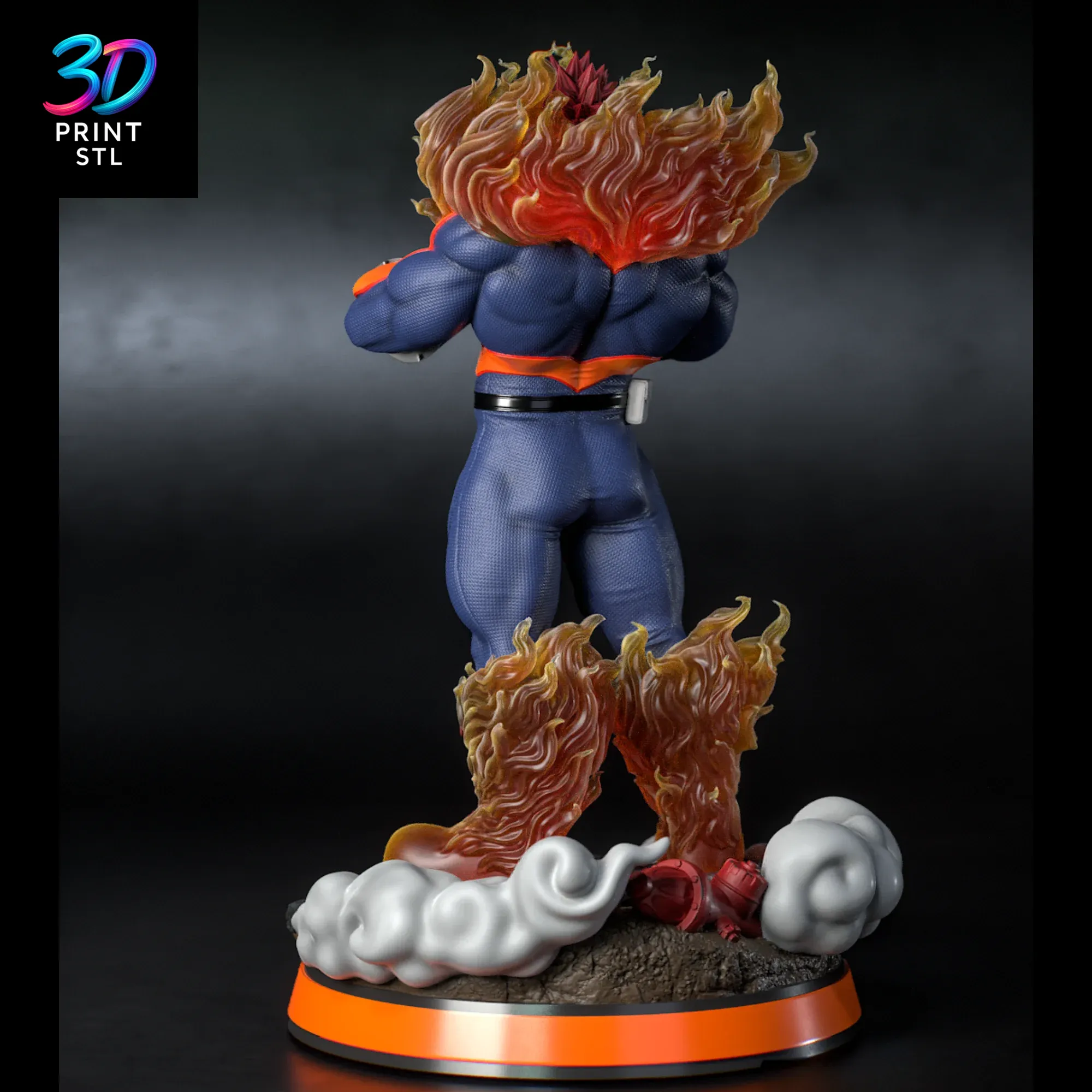 Endeavor My Hero Academia | 3D Print Model | STL - Image 4