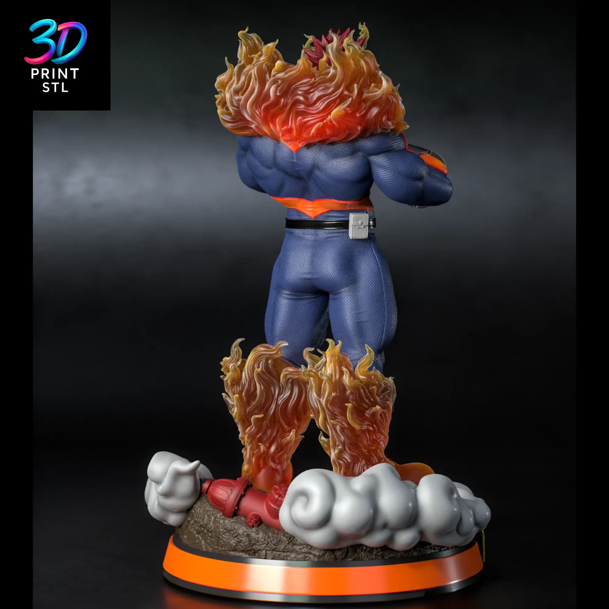 Endeavor My Hero Academia | 3D Print Model | STL - Image 5