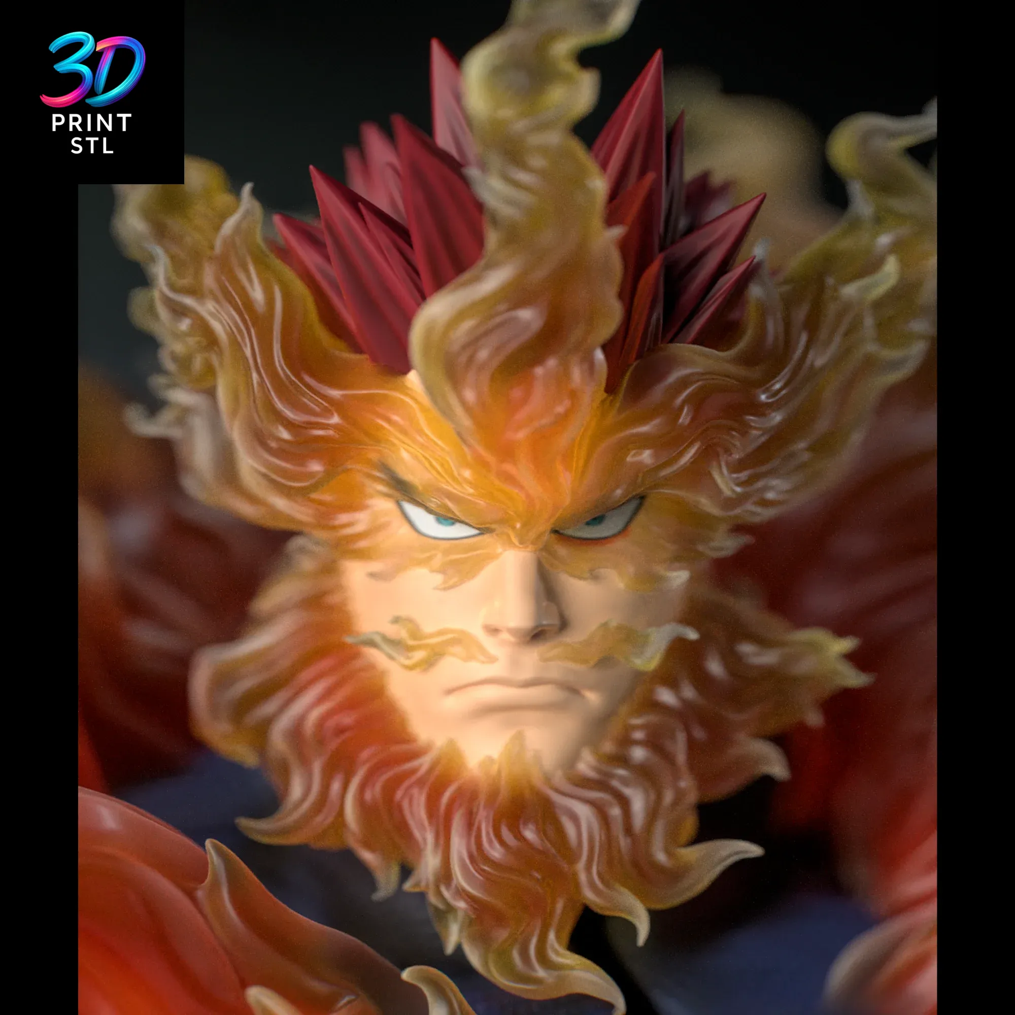 Endeavor My Hero Academia | 3D Print Model | STL - Image 6