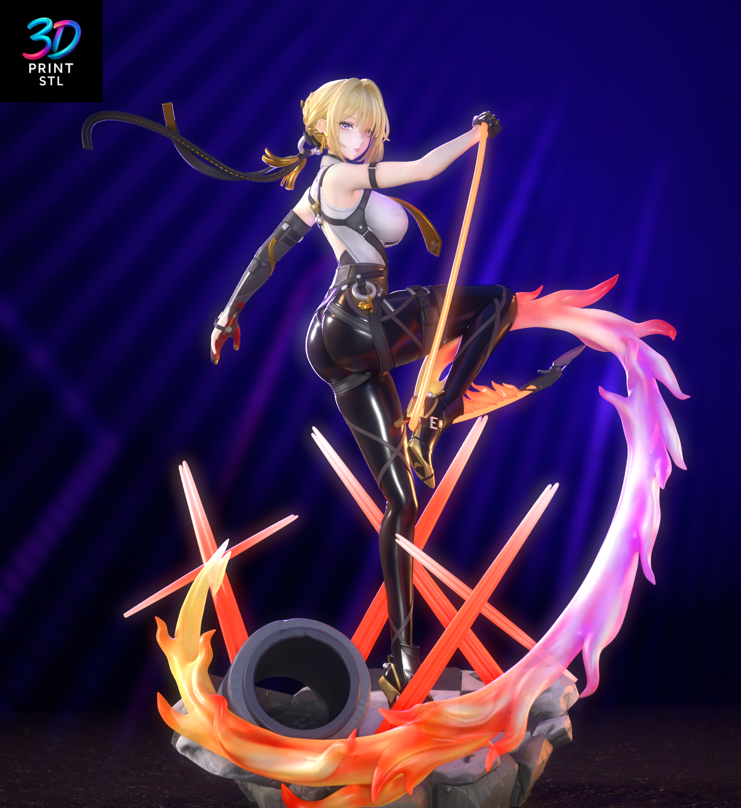 Evelyn Chevalier Zenless Zone Zero | STL for 3D Printers