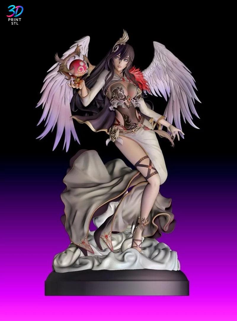 Fantasy Angel Figure Anime Girl | 3D Print File | STL - Image 3