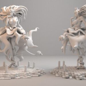 Fantasy Princess Girl Boo | STL for 3D Printers