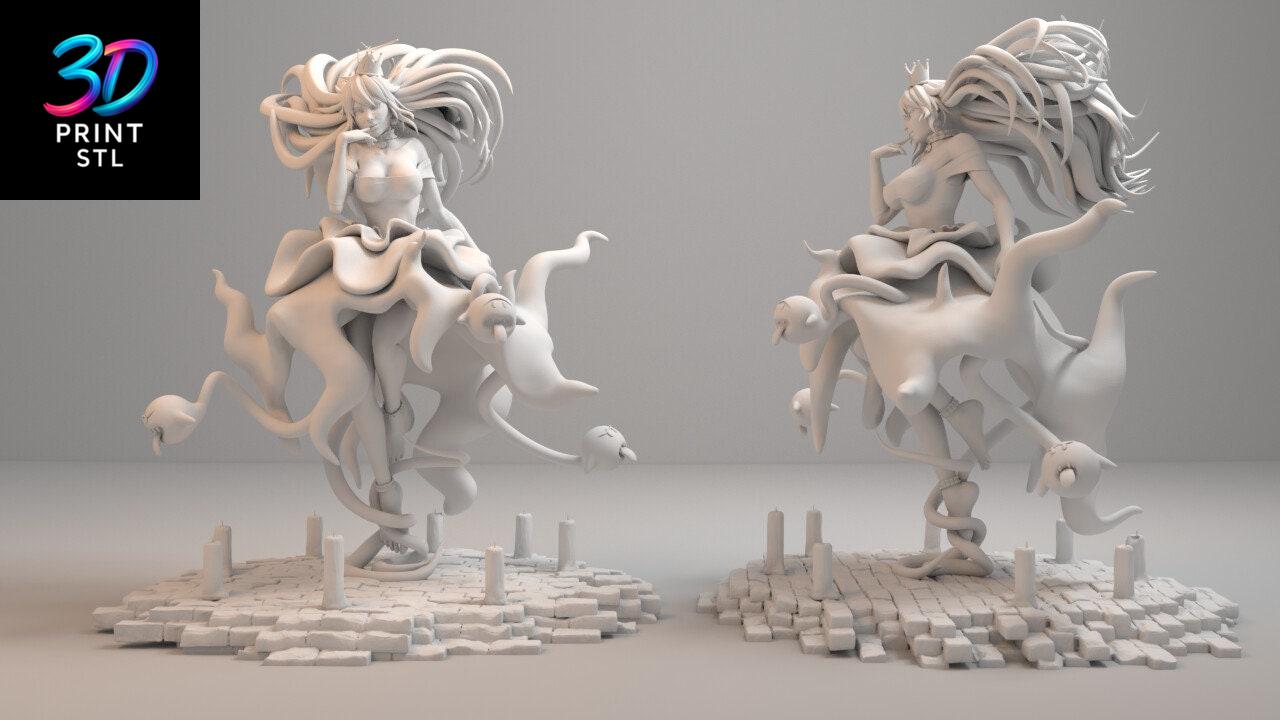 Fantasy Princess Girl Boo | STL for 3D Printers