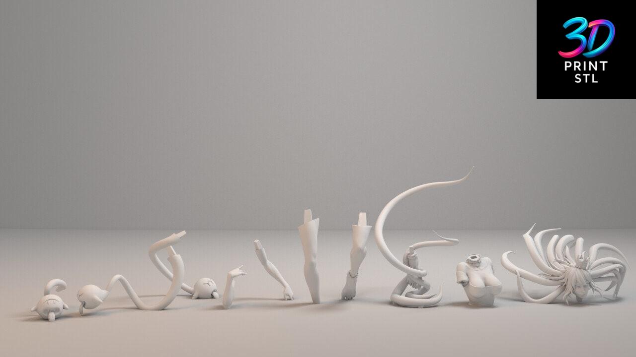 Fantasy Princess Girl Boo | STL for 3D Printers - Image 4