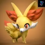 Fennekin Evolution Pokémon | STL for 3D Printers
