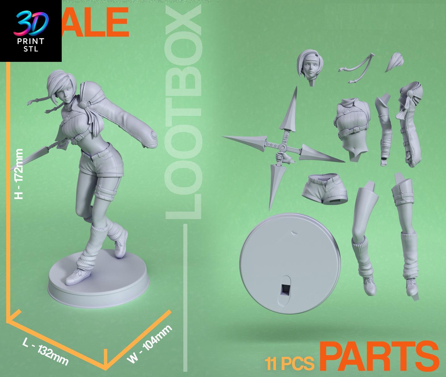 Yuffie Final Fantasy | 3D Print File | STL - Image 2