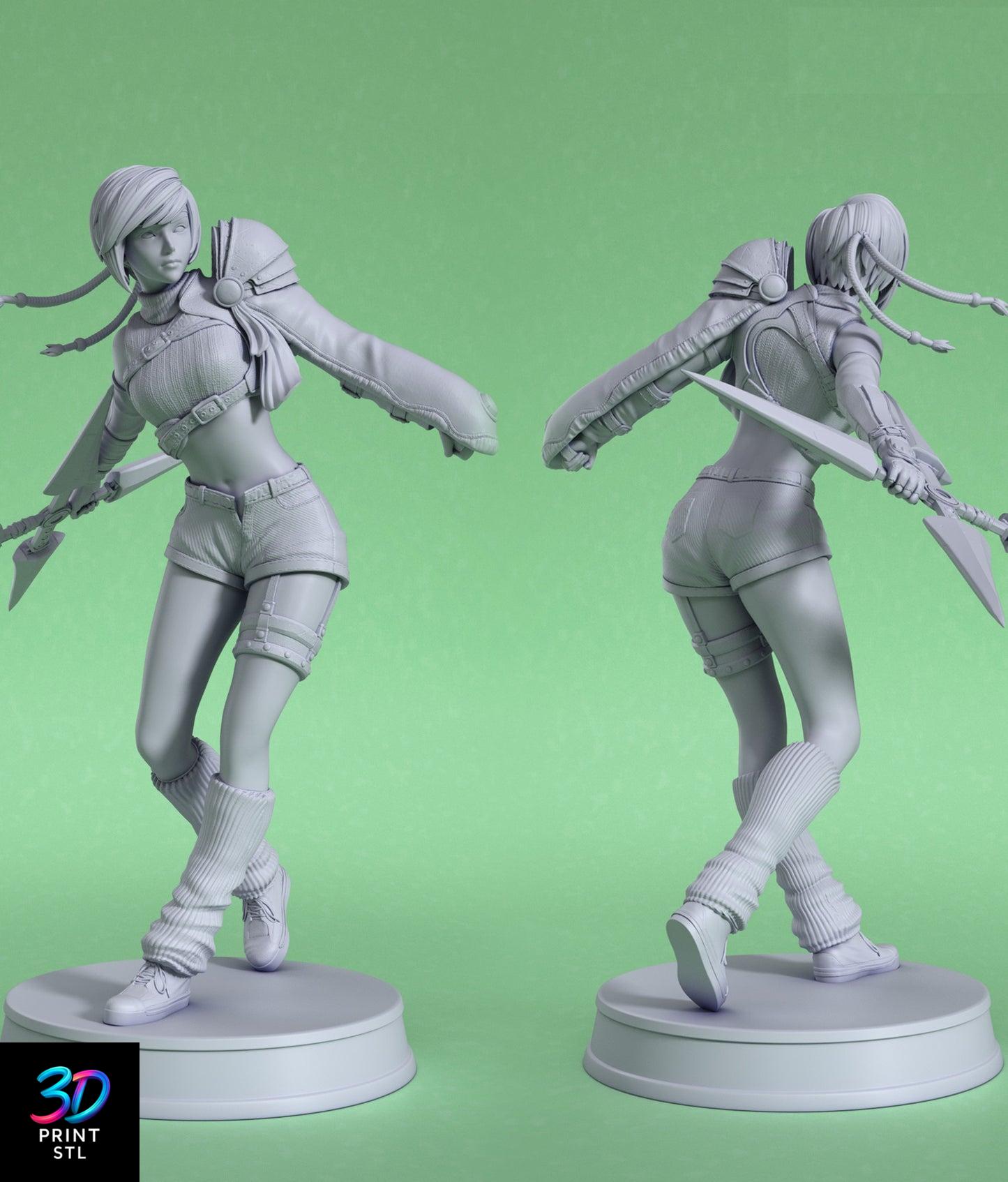 Yuffie Final Fantasy | 3D Print File | STL - Image 3