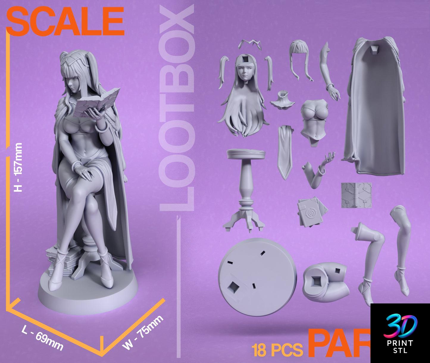 Tharja Figure Fire Emblem | 3D Print File | STL - Image 2