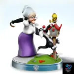 Frajola e Piu-Piu | STL File for 3D Printing