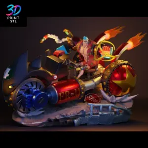 Franky Figure One Piece | 3D Print Model | STL