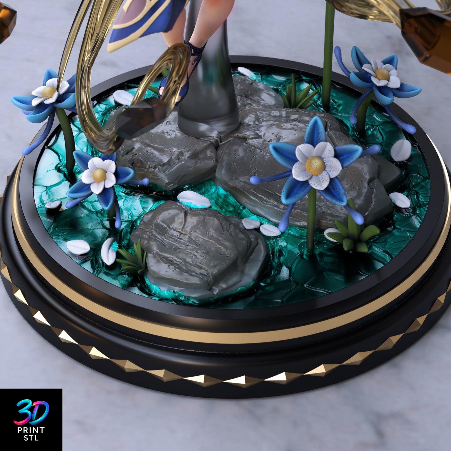 NingGuang Figure Genshin Impact | STL for 3D Printers - Image 2