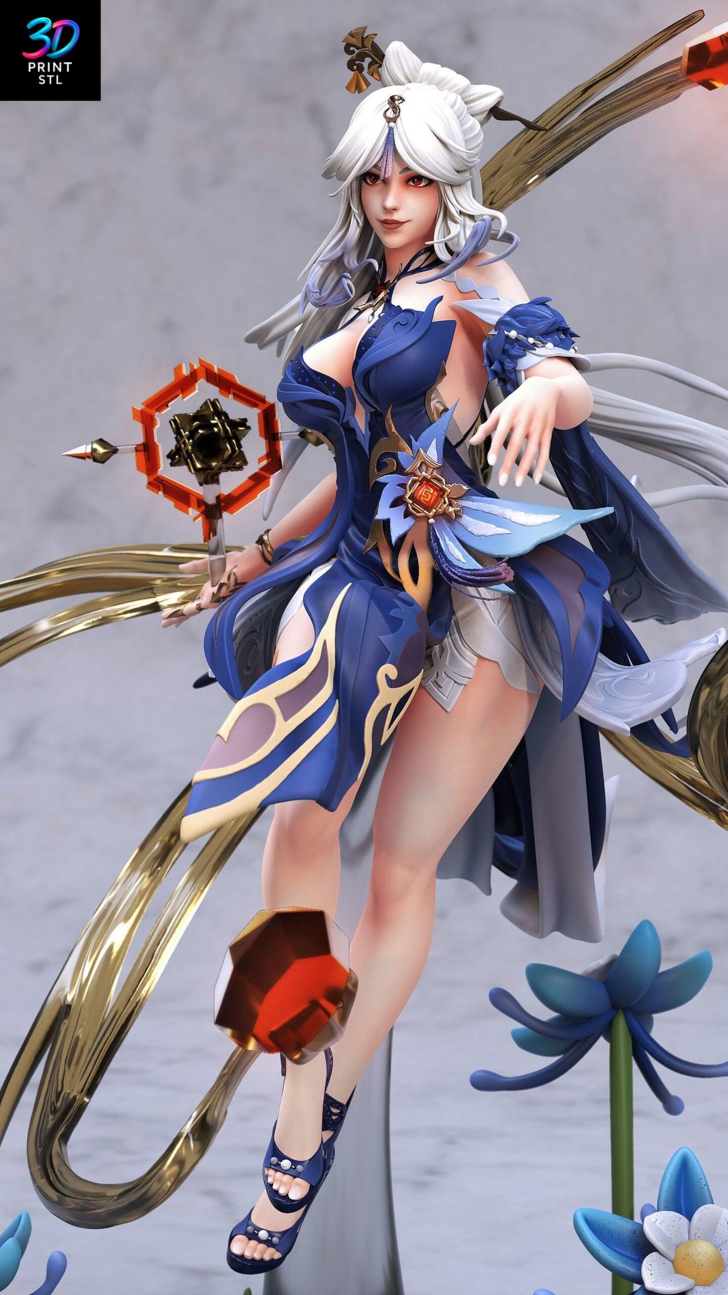 NingGuang Figure Genshin Impact | STL for 3D Printers - Image 4