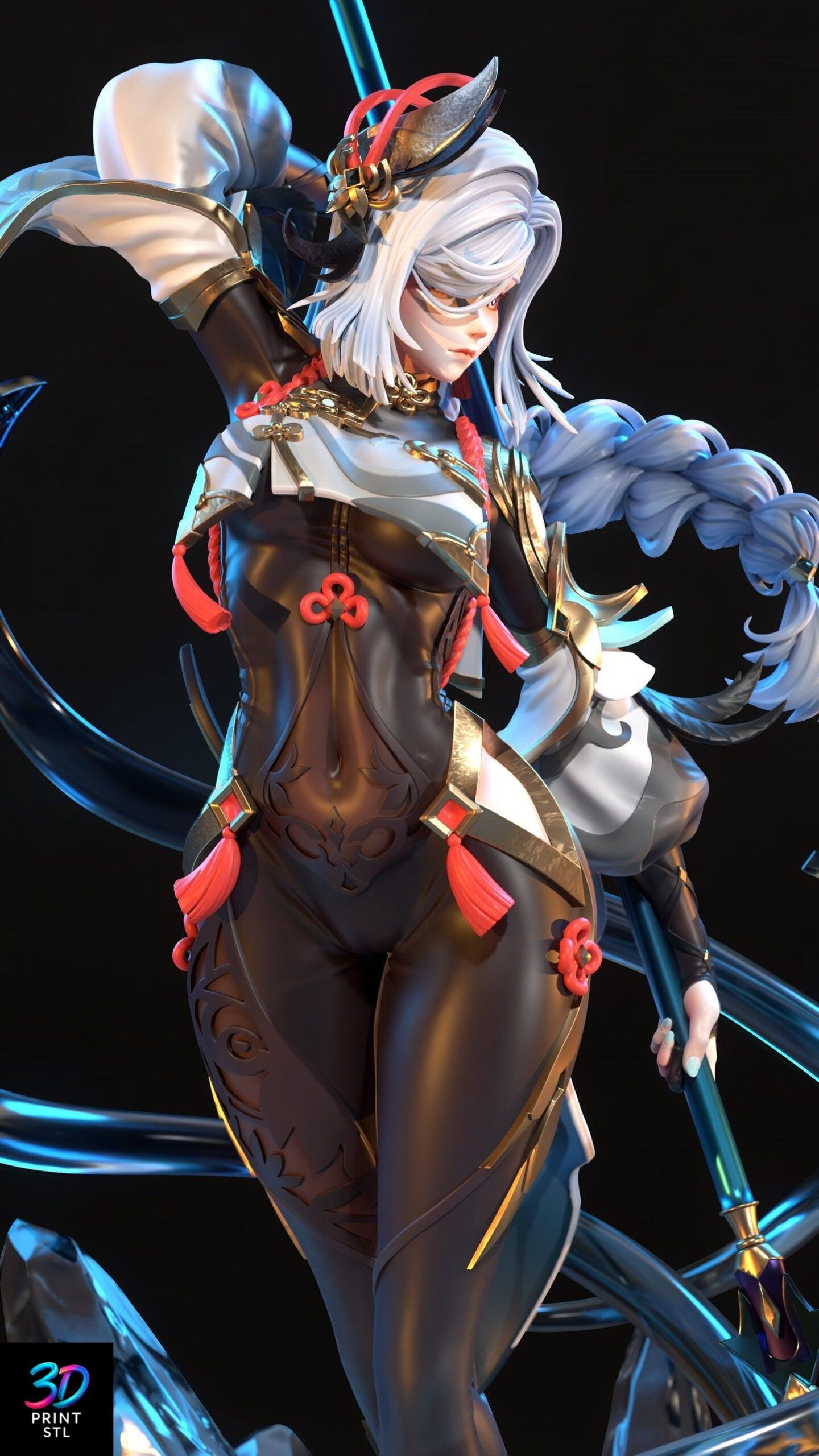 ShenHe Figure Genshin Impact | 3D Print File | STL