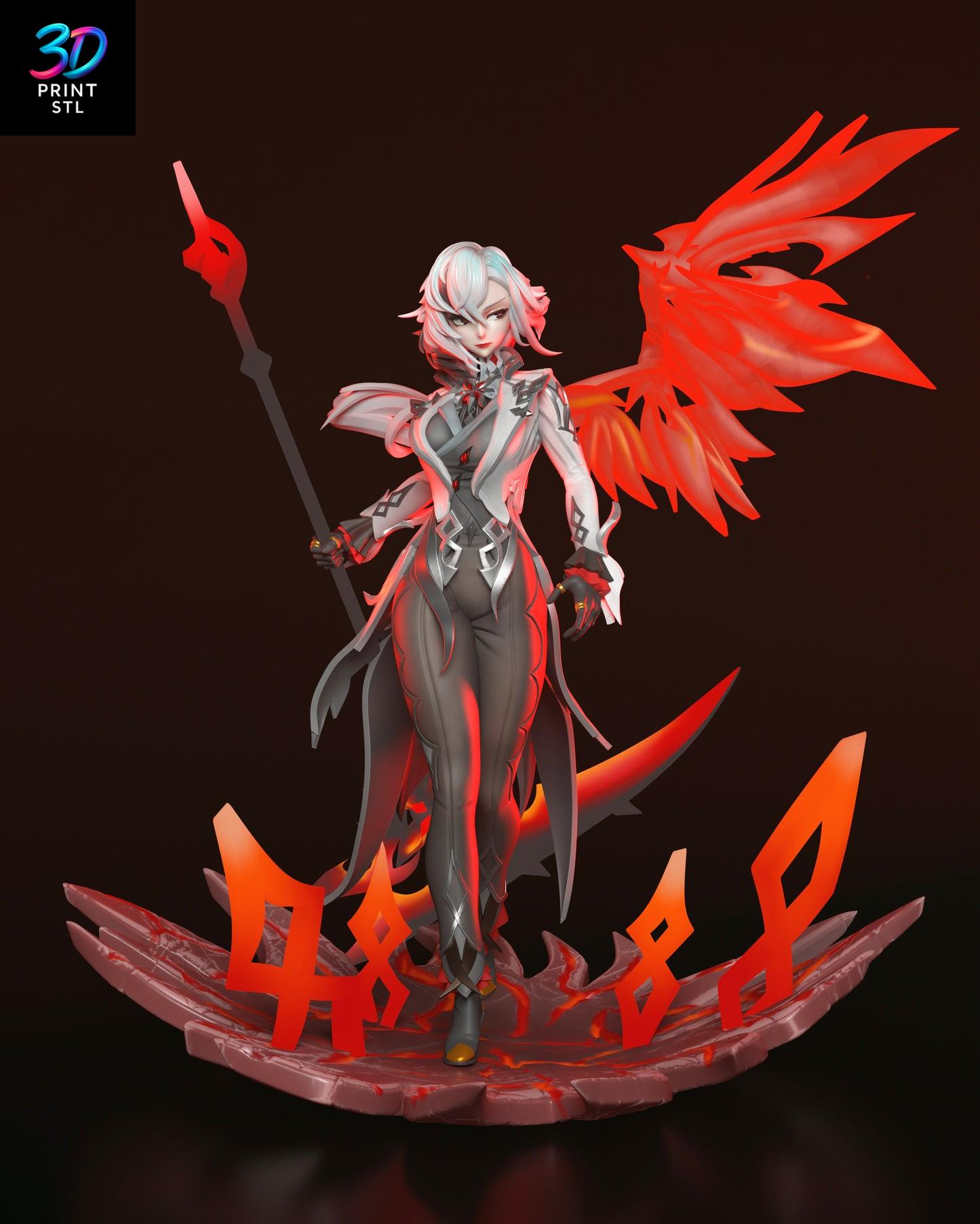 Arlecchino Figure Genshin Impact | 3D Print Model | STL