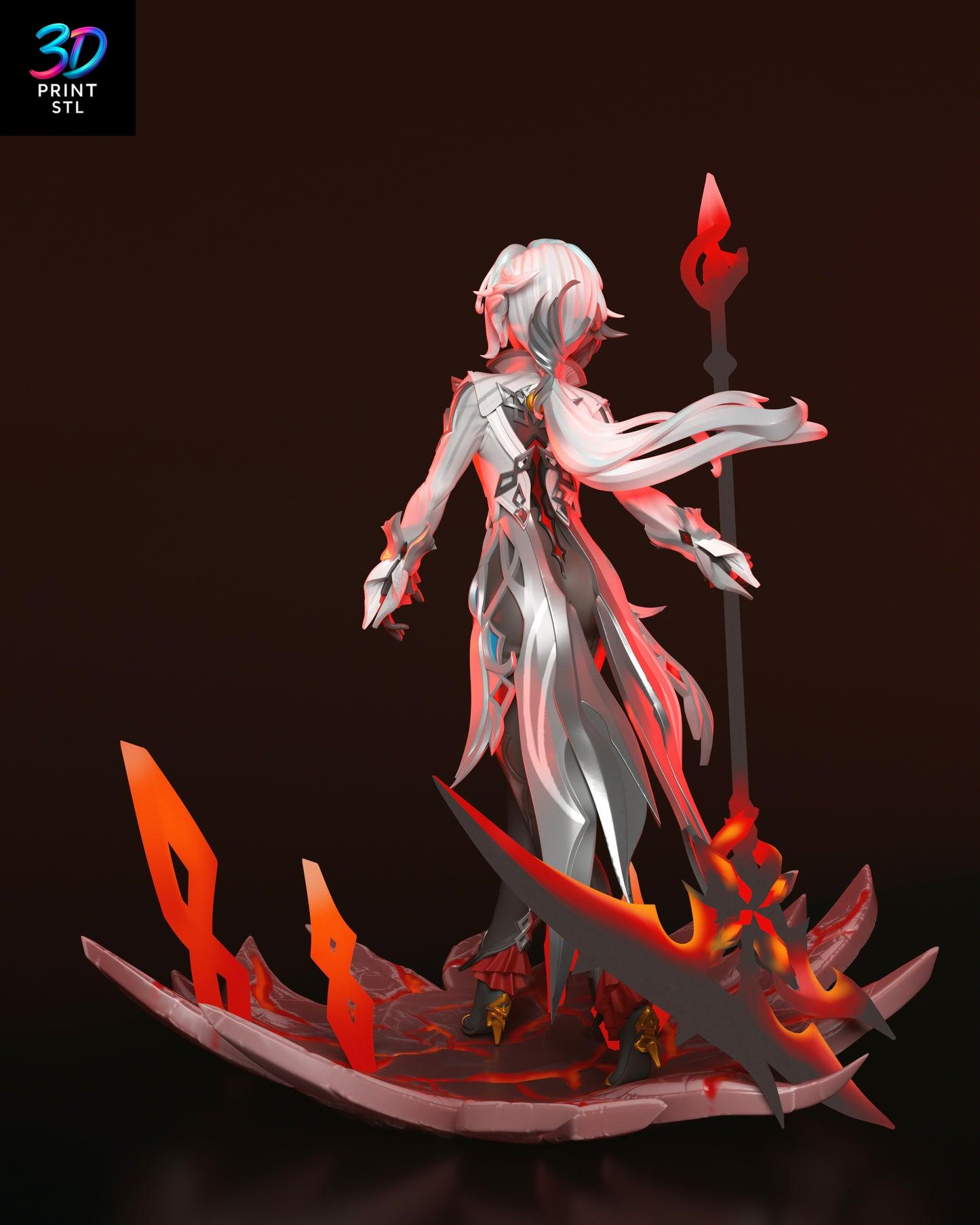 Arlecchino Figure Genshin Impact | 3D Print Model | STL - Image 2