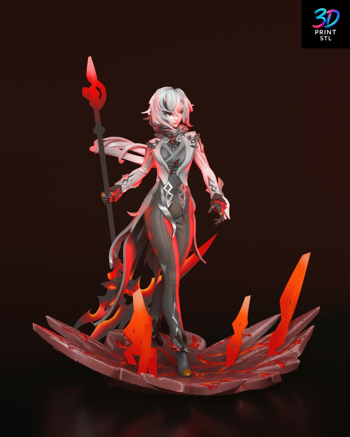 Arlecchino Figure Genshin Impact | 3D Print Model | STL - Image 3