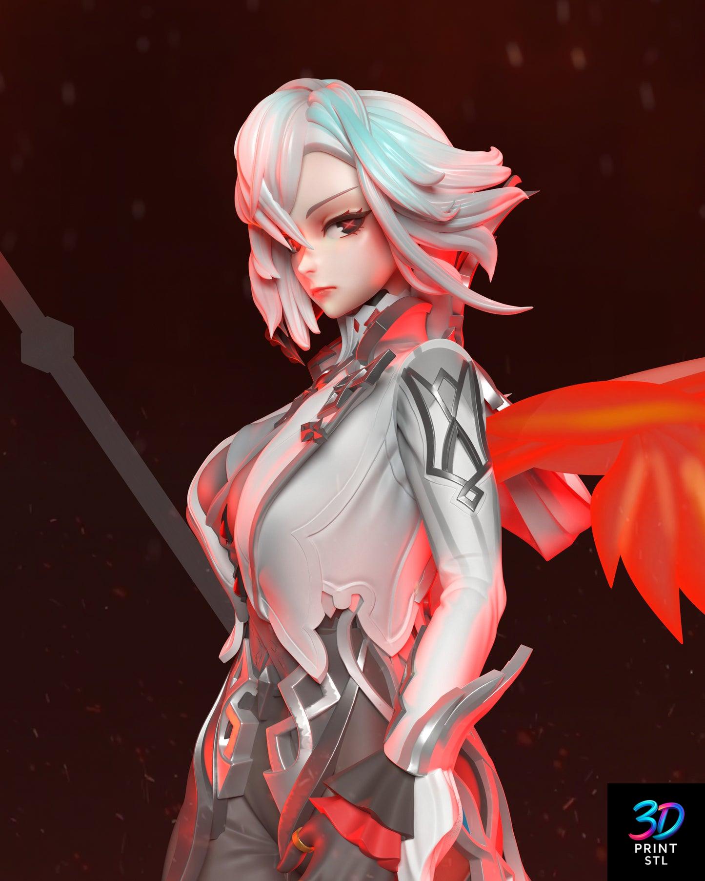 Arlecchino Figure Genshin Impact | 3D Print Model | STL - Image 4