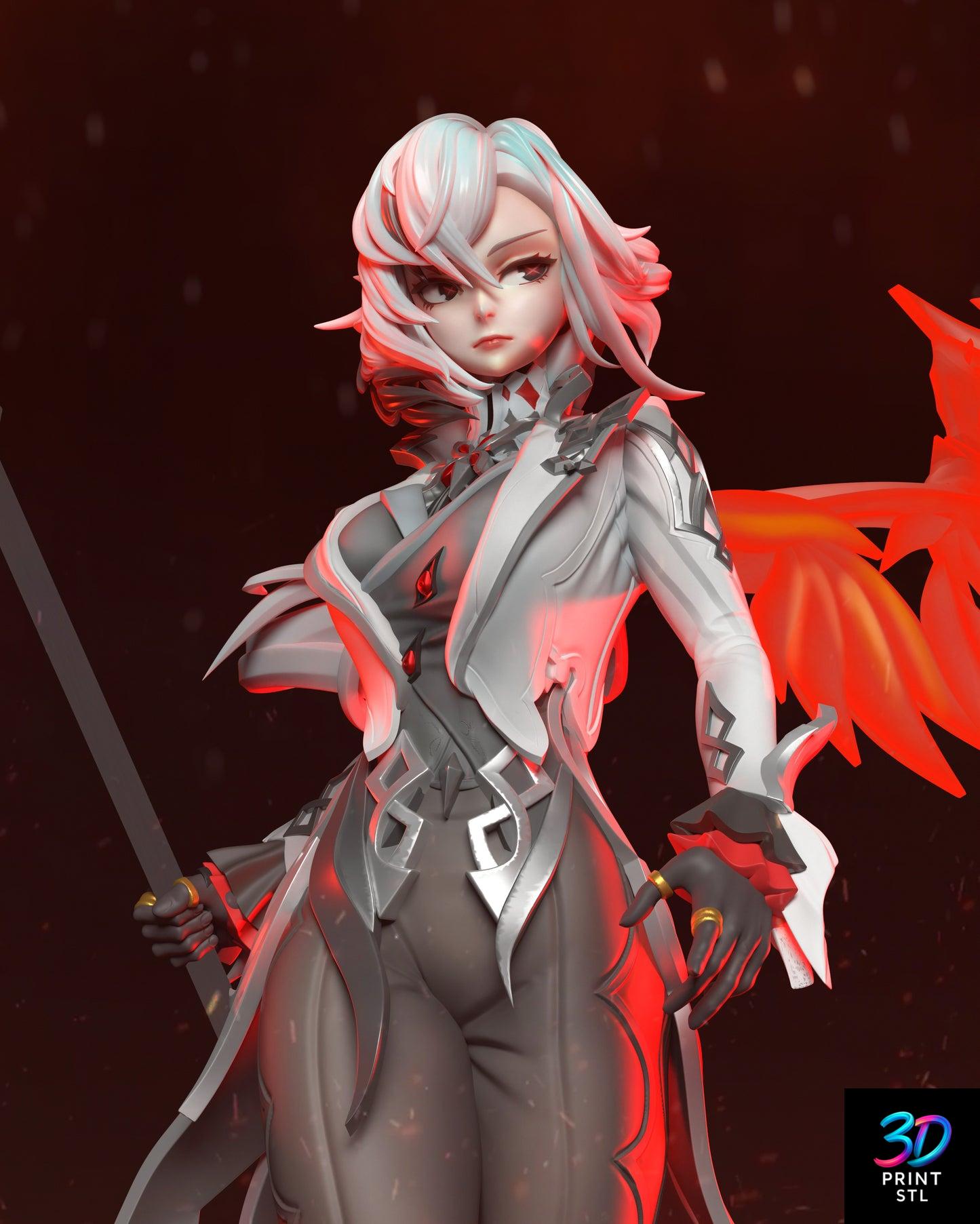 Arlecchino Figure Genshin Impact | 3D Print Model | STL - Image 5