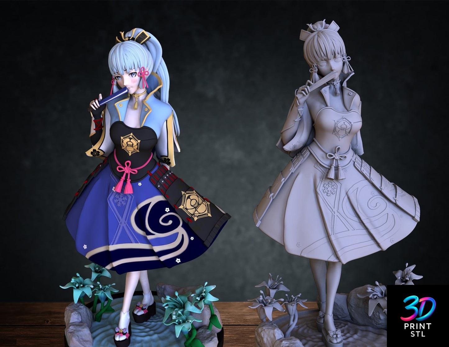 Kamisato Ayaka Figure Genshin Impact | 3D Print File | STL