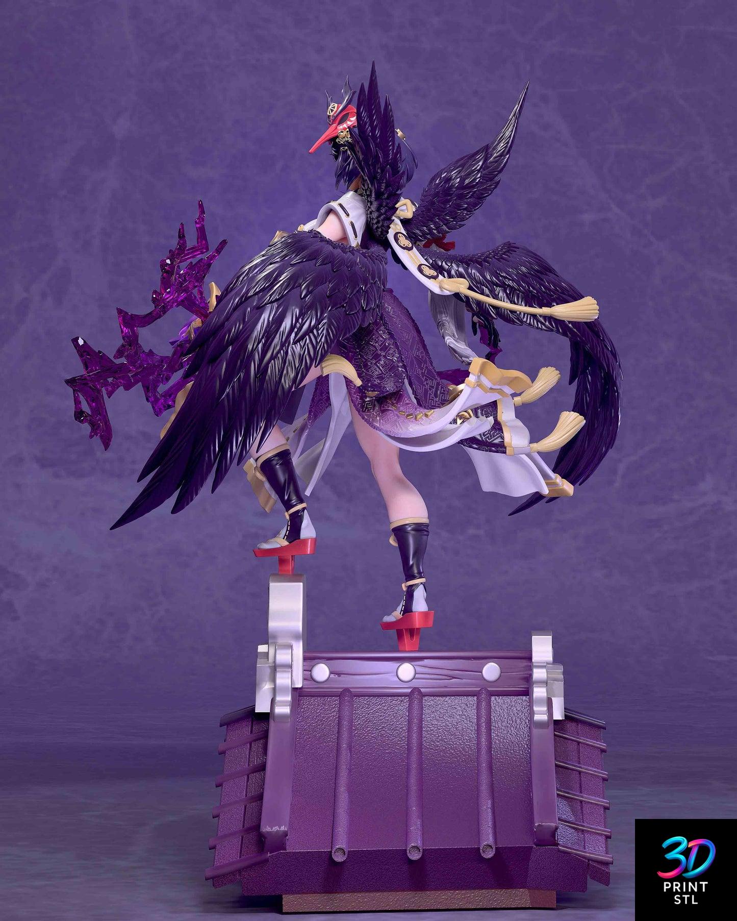 Kujou Sara Figure Genshin Impact | 3D Print File | STL - Image 2