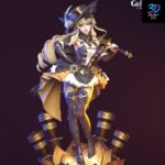 Navia Figure Genshin Impact | 3D Print File | STL