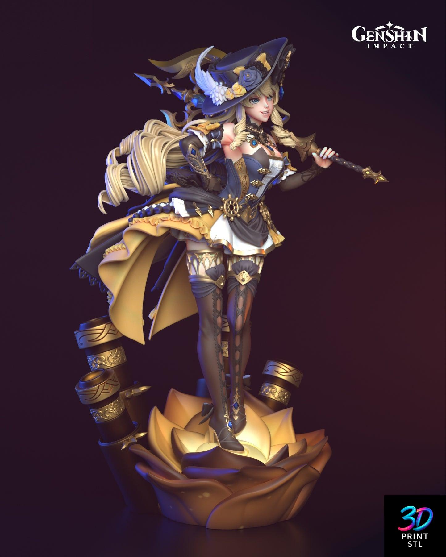 Navia Figure Genshin Impact | 3D Print File | STL - Image 2