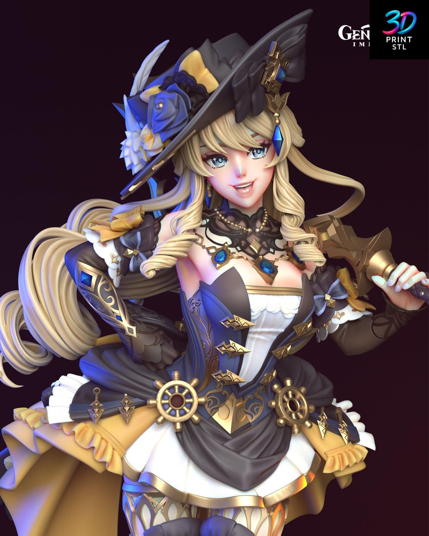 Navia Figure Genshin Impact | 3D Print File | STL - Image 4