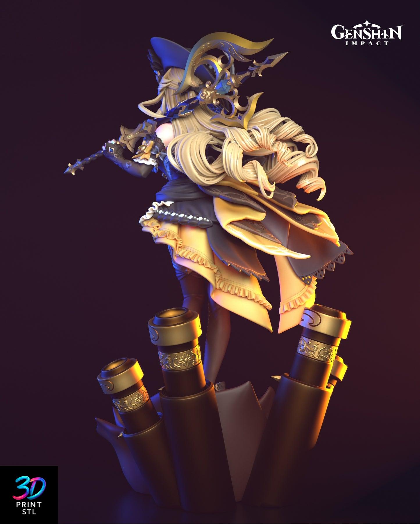 Navia Figure Genshin Impact | 3D Print File | STL - Image 5