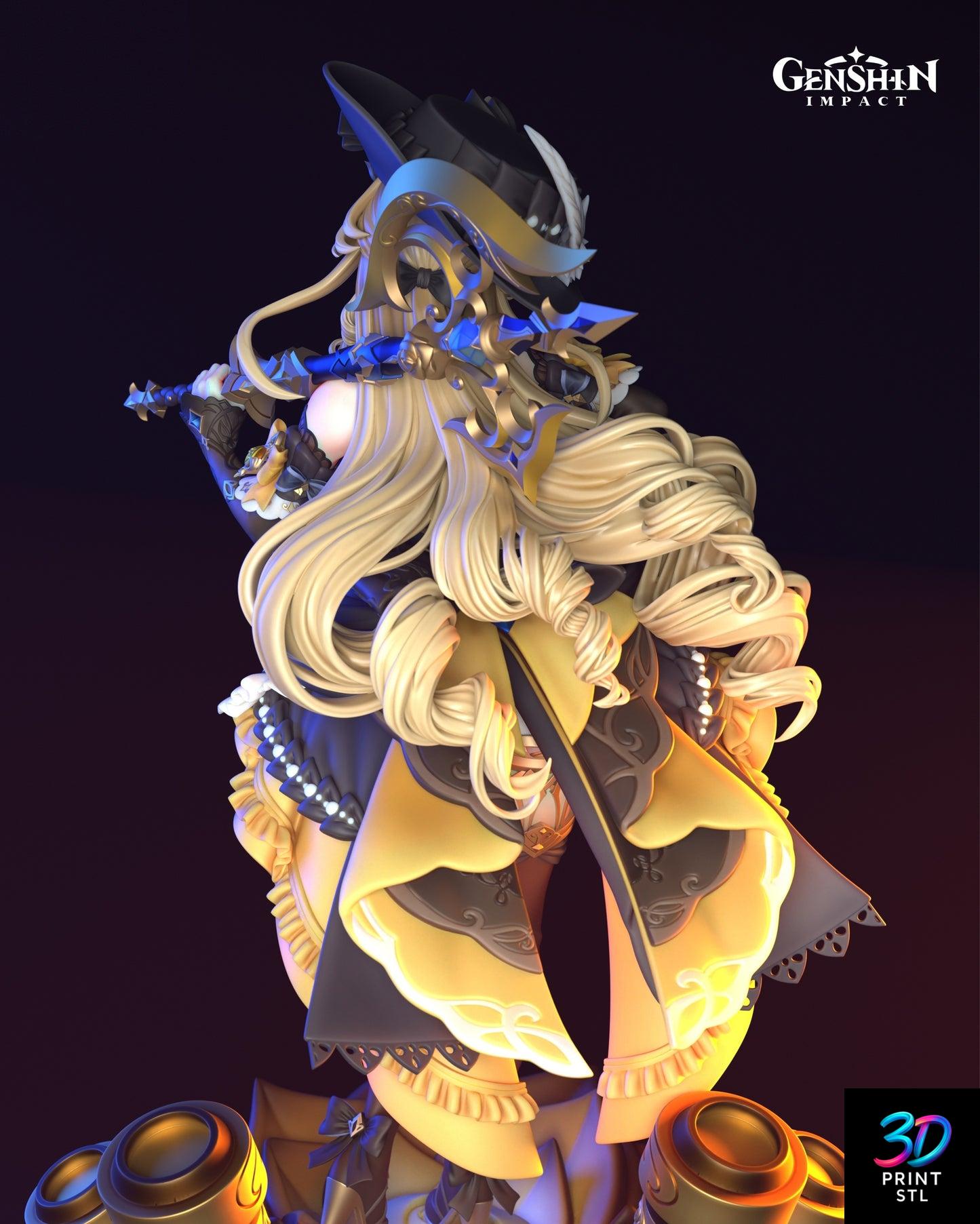Navia Figure Genshin Impact | 3D Print File | STL - Image 8