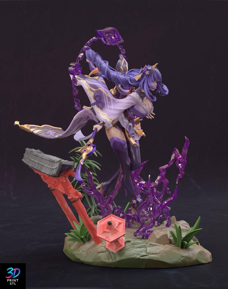 Raiden Shogun Figure Genshin Impact | STL for 3D Printers - Image 2