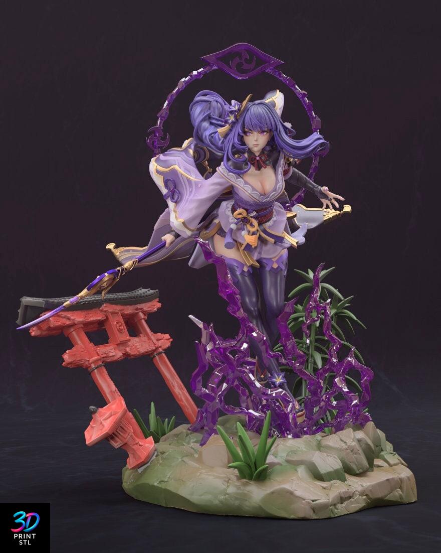 Raiden Shogun Figure Genshin Impact | STL for 3D Printers - Image 3