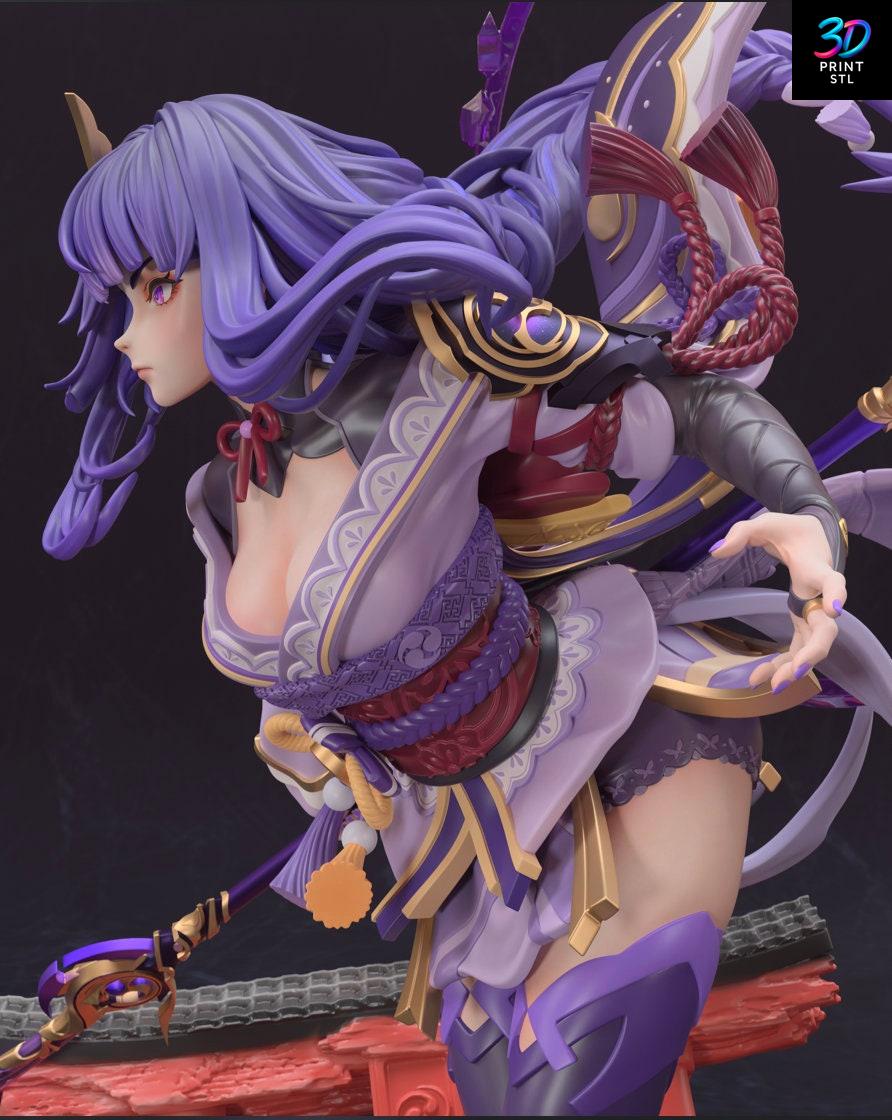 Raiden Shogun Figure Genshin Impact | STL for 3D Printers - Image 5