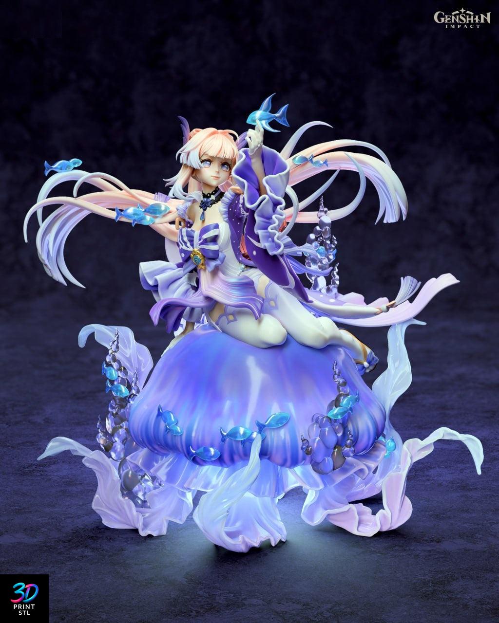 Sangonomiya Kokomi Figure Genshin Impact | 3D Print File | STL - Image 2