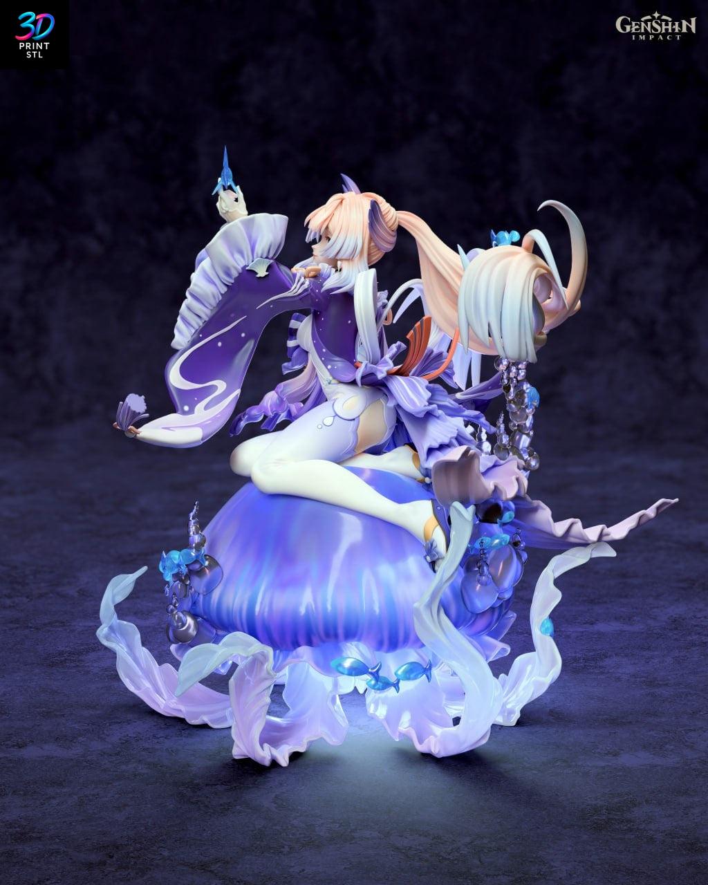 Sangonomiya Kokomi Figure Genshin Impact | 3D Print File | STL - Image 3