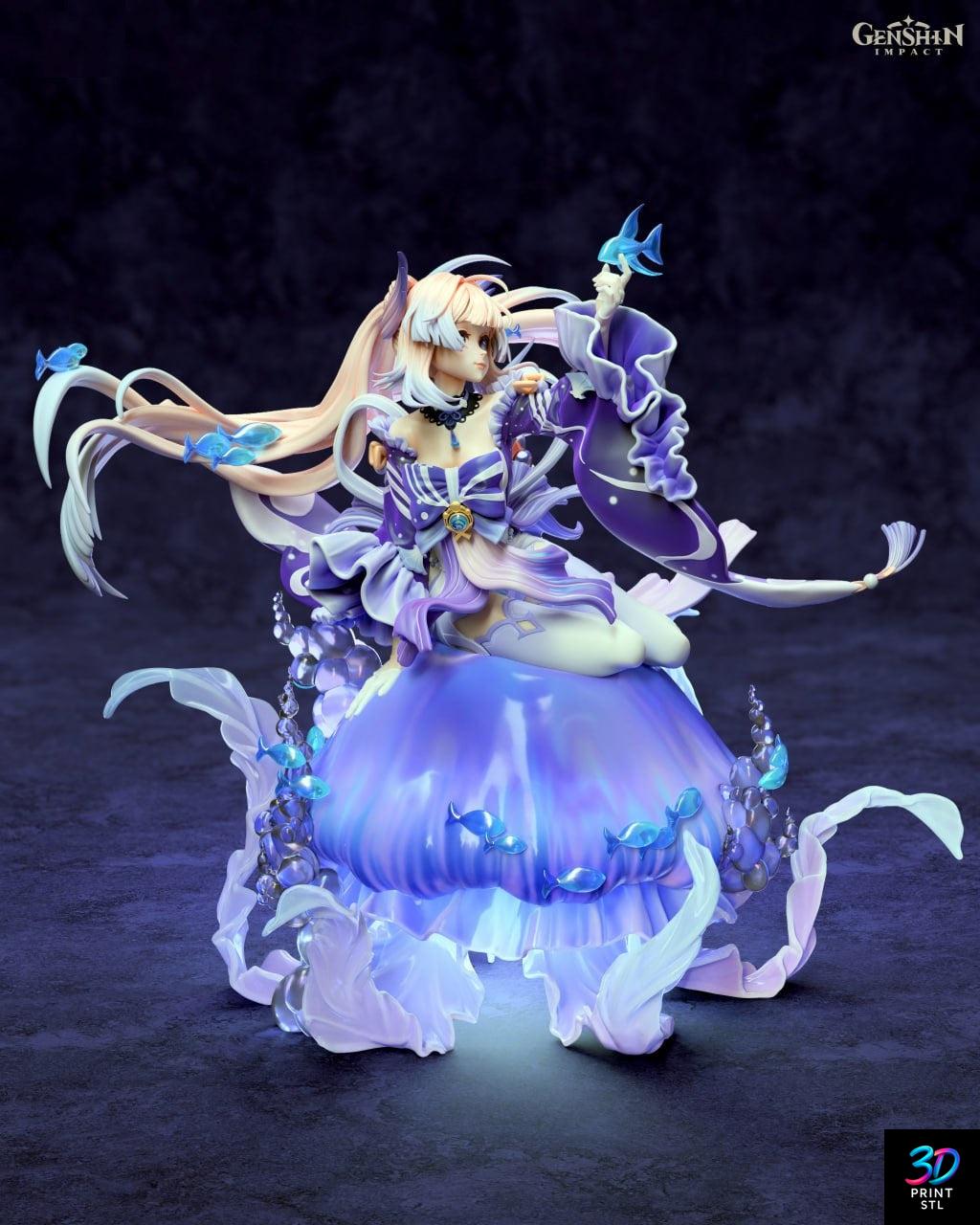 Sangonomiya Kokomi Figure Genshin Impact | 3D Print File | STL - Image 4