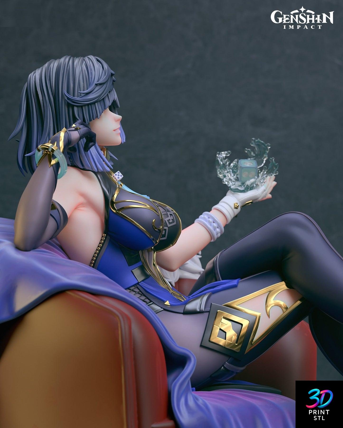 Yelan Figure Genshin Impact | STL File for 3D Printing - Image 5